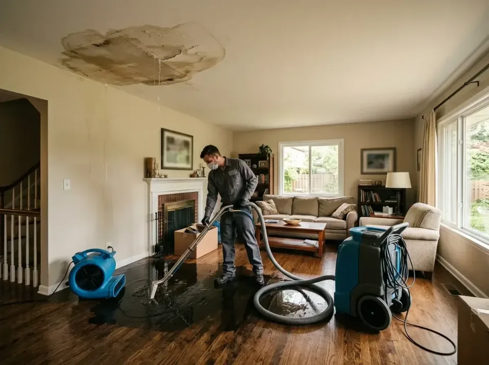 attic-pipe-burst-ceiling-drip-008 — frequently asked questions, Water Damage Restoration & Carpet Care in Concordia, NJ